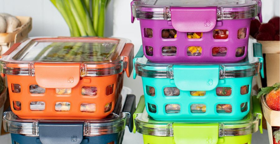 Pastel Hot-Cold Food Containers, Food Storage